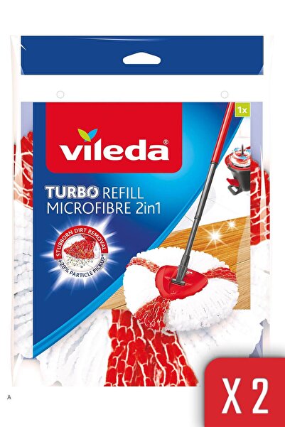 Vileda 2 Paket Turbo 2in1 Üçgen Başlık Yedek Paspas