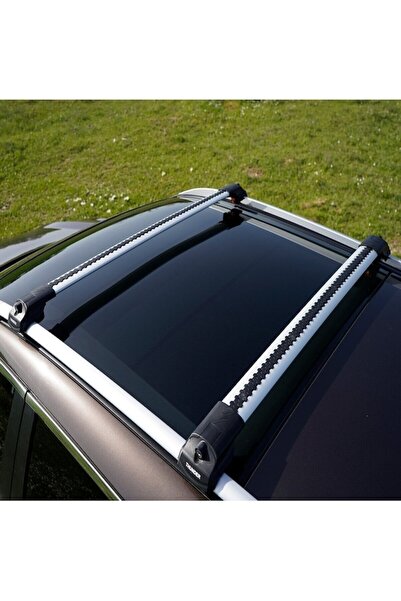 Thunder FORD COURIER 2014-2022 TRX1 Thunder Carrier Kilitli Ara Atkı Taşıyıcı Tavan Barı Gri