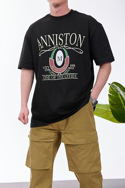 NOMARC Μαύρο μπλουζάκι Anniston