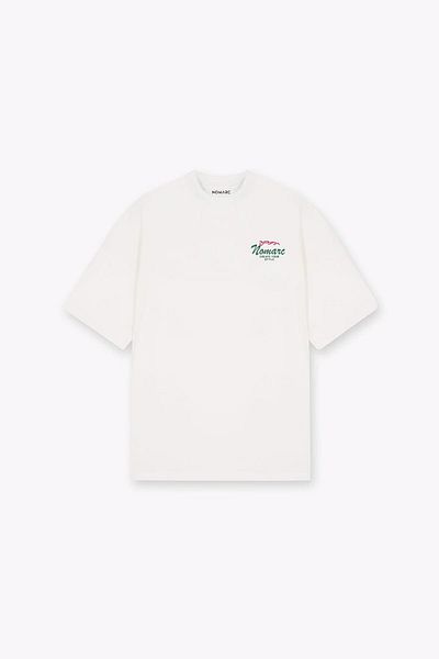 NOMARC Λευκό T-Shirt - Δημιουργήστε το στυλ σας γραμμένο