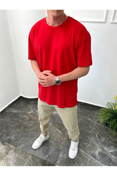 NOMARC Μπλουζάκι Basic Red με ίσιο κόψιμο