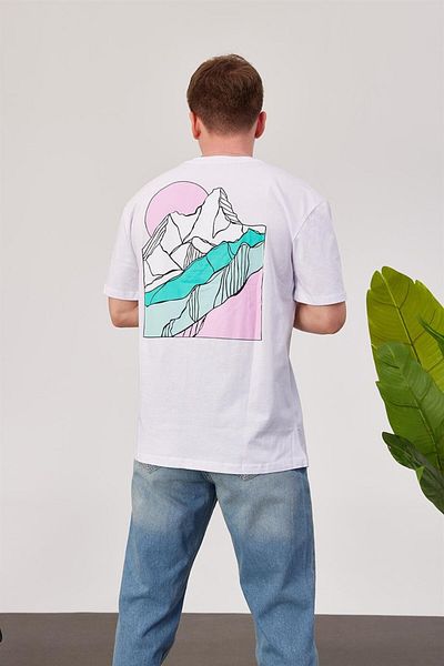 NOMARC Μπλουζάκι Ice Mountain White