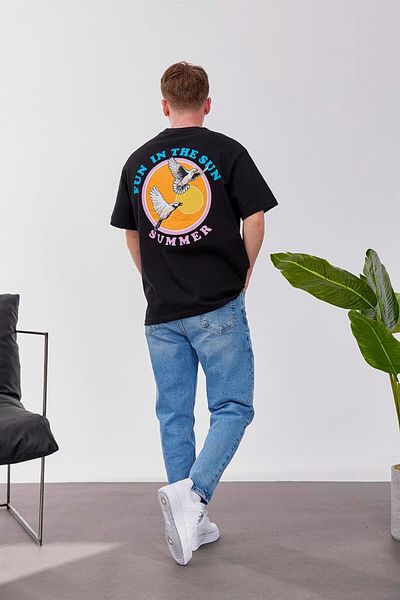 NOMARC Fun In The Sun Μαύρο T-shirt