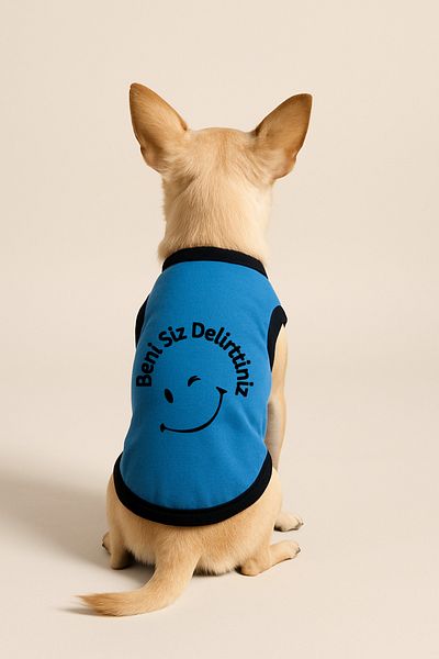 Monopetz New Season Dog And Cat Outfit - Blue You Drive Me Crazy