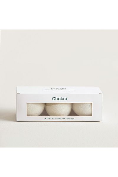 Chakra Wanda Dryer Ball Set White