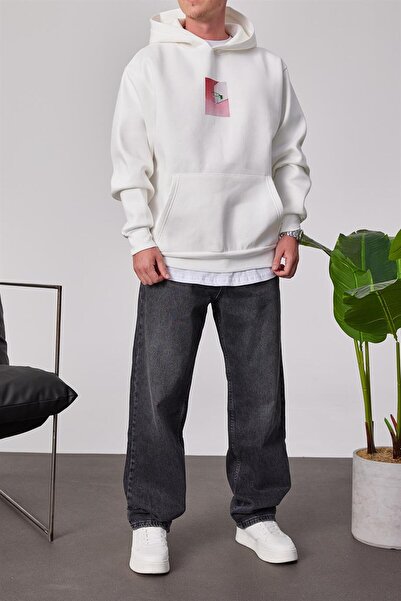 NOMARC Світшот з капюшоном і принтом «Баскетбольний кошик»