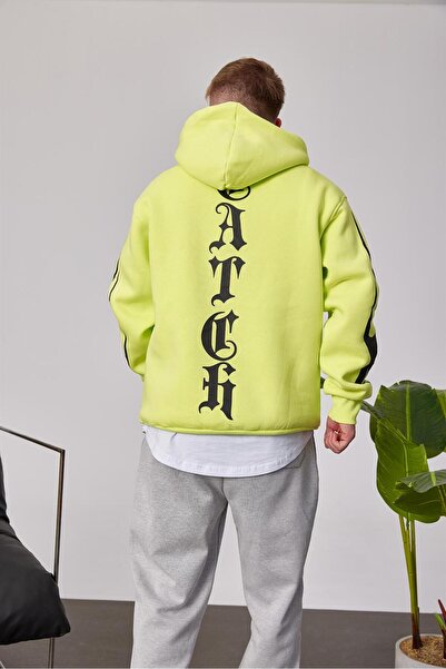 NOMARC Πράσινο φούτερ Cth με μοτίβο με μανίκια