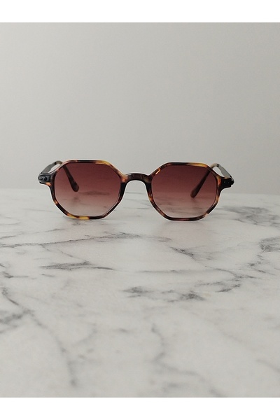 Byc polo Belline Leopard Patterned Elegant Sunglasses with Polarized Reeds