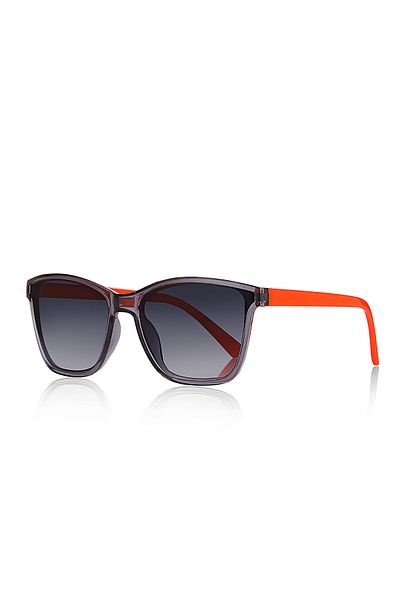 Kinary Children's Sunglasses Smoked Frame Orange Handle 4010