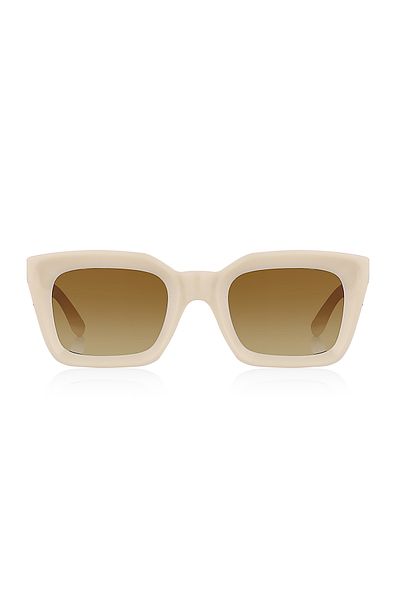 Kinary Unisex Sunglasses Cream Shiny 1025
