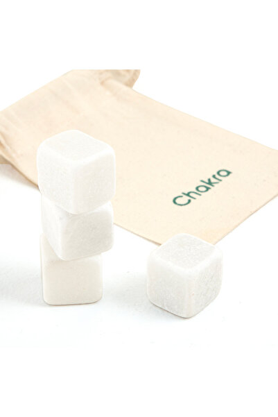 Chakra Ice Stone Set 2x2 Cm White