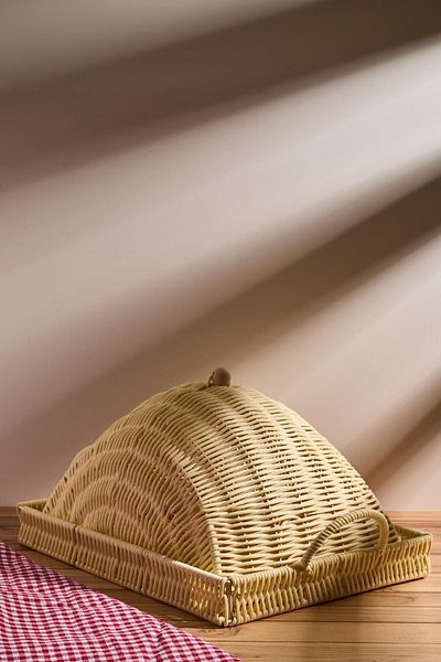 Perotti Straw Covered Picnic Tray - 50