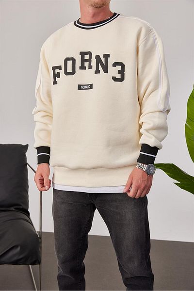 NOMARC Суитшърт Forn3 Cream
