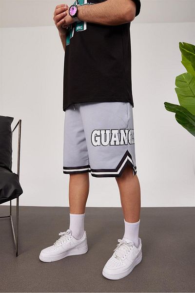 NOMARC Šedé šortky Guangzhe – pohodlný design