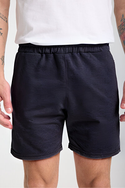 VERSCOVE Men's Short Basic Combed Cotton Shorts with Side Pockets and Adjustable Waist Lacing