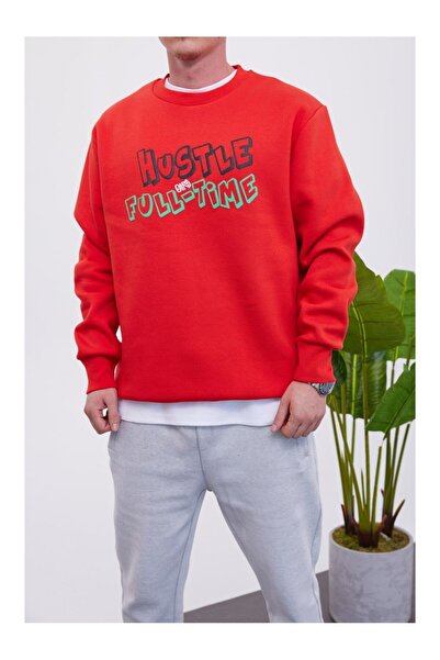 NOMARC Hustle Red Sweatshirt