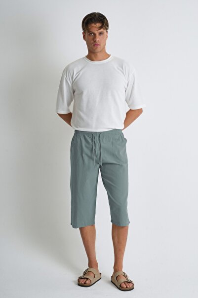 Dechers Чоловічі капрі Regular 100% бавовна, виглядають як льон DC204