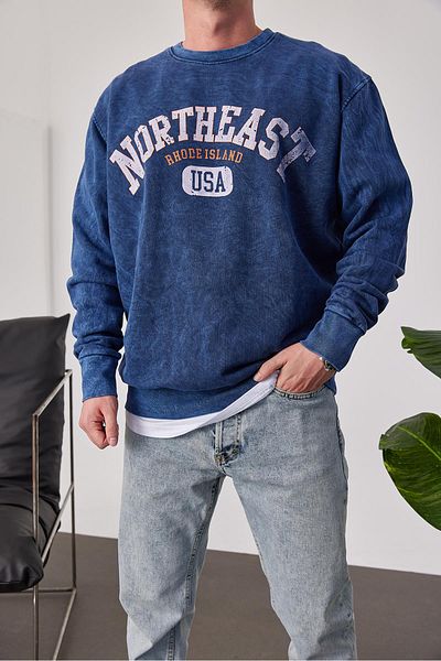 NOMARC Northeast Washed Blue Sweatshirt