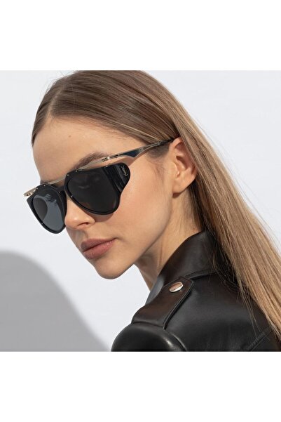 Saint Laurent Paris Sl 0137 Amelia 001 55-14-135 Unisex Sunglasses, Black Frame, Smoked Matte Glass