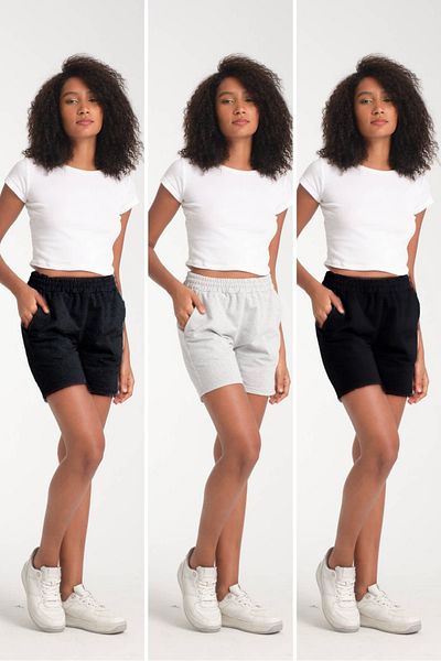 VERSCOVE Seasonal 3-Pack of Advantage Combed Cotton Mini Shorts
