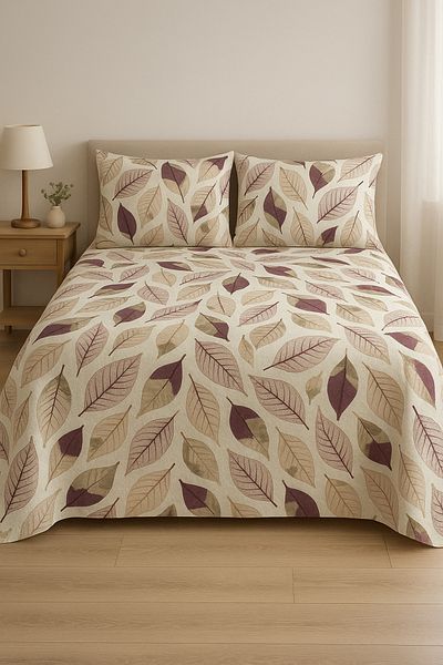 Madame Home Cotton Summer Pique Set Without Sheets Double Size Suitable for Daily Use Sheets