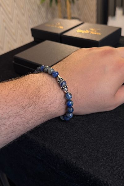 dergah tesbih Lapis Lazuli Stone Bracelet New Season