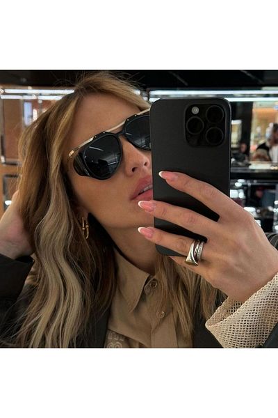 Saint Laurent Paris Sl 0137 Amelia 001 55-14-135 Unisex Sunglasses, Black Frame, Smoked Matte Glass