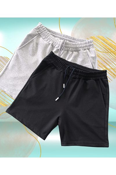 VERSCOVE Seasonal 2-Pack of Advantage Combed Cotton Mini Shorts
