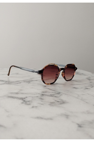 Byc polo Belline Leopard Patterned Elegant Sunglasses with Polarized Reeds