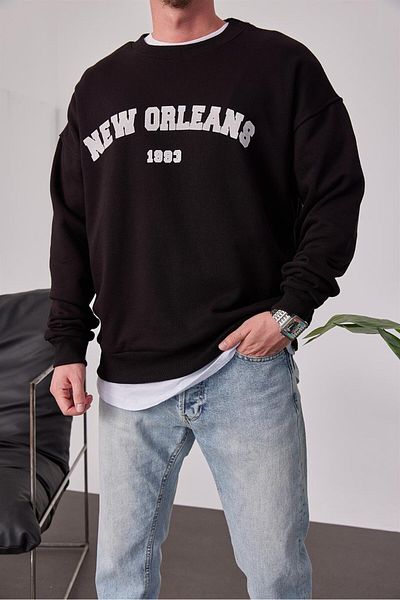 NOMARC Суитшърт New Orleans Siyah