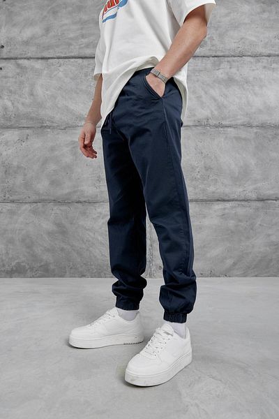 NOMARC Παντελόνι Navy Blue Yp με ελαστικό πόδι