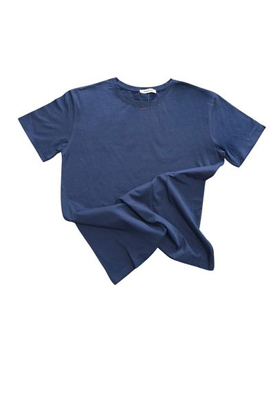 VERSCOVE Standard Fit Basic Crew Neck Εποχιακό Μπλουζάκι από χτενισμένο βαμβάκι