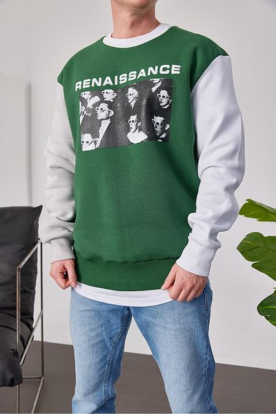 NOMARC Πράσινο φούτερ Renaissance