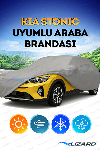 ByLizard Kia Stonic Su Geçirmez Araba Brandası Oto Branda Araba Örtüsü Araç Çadırı