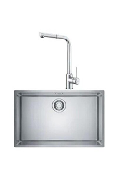 Franke Maris Mrx 110-70 Tek Gözlü Eviye Sirius Doccia Armatür Seti (KROM)