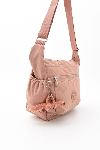 Sanmorris Pink Crinkle Unisex Bag - Water Resistant, for Cross Daily, School and Travel