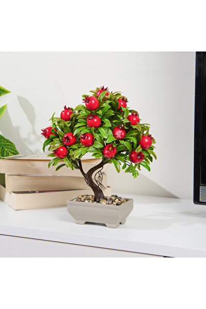 Genel Markalar EVADEKOR 5698 YAPAY ÇİÇEK PLASTİK NAR AĞACI