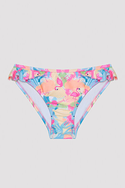 Penti Flamingo Beach Girl's Bandeau - Πολύχρωμο Σετ μπικίνι