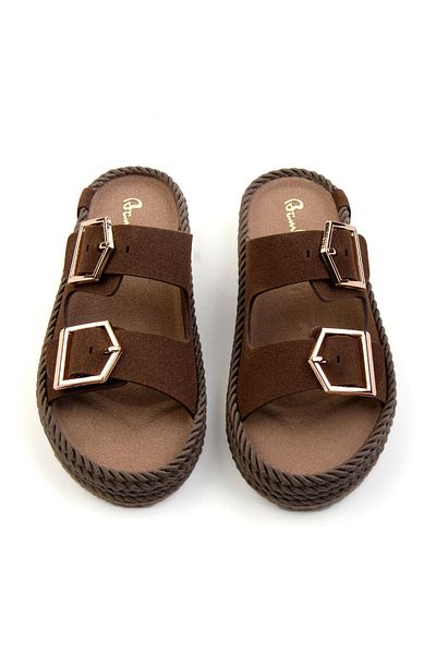 Bambi Brown Women's Slippers K04553030071