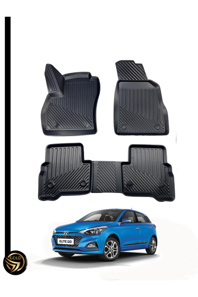 Black Gold Hyundai I20 2014-2019 3d Oto Paspas Havuzlu Rjn