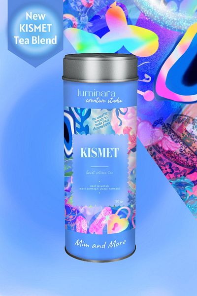 Mim and More Luminara Studio X Kısmet Tea Blue Ivy Blend with Lavender, 50 Gr