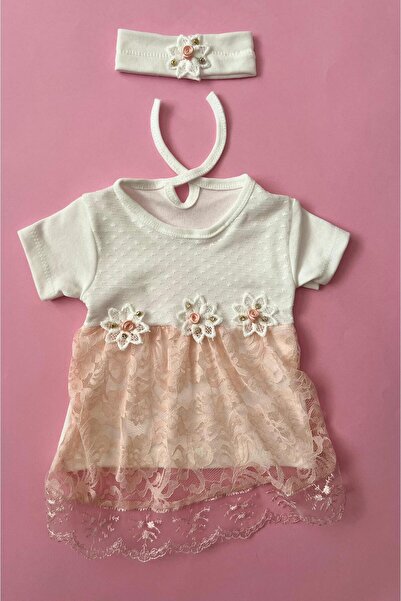 BABY WEAR Kız Elbise Tüllü Takım & Saç Bandı