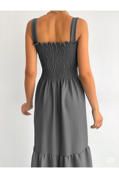 merysare Gipeli Suspender Floor Dress Hera Linen Fabric (135cm) (Color Options)