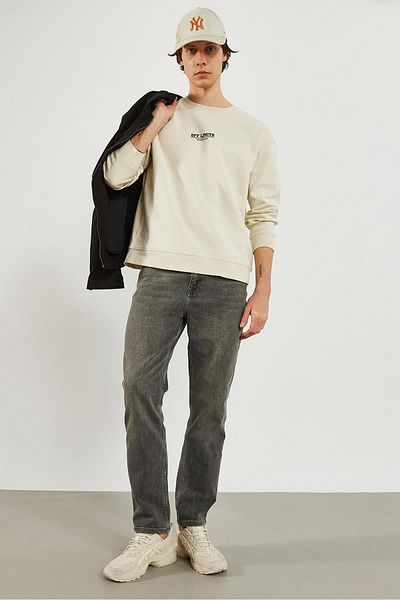 VENA Ανδρικό παντελόνι Kalimnos Anthracite Comfort Fit Jean