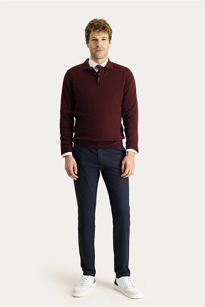 Kiğılı Regular Fit Lycra Canvas / Chino Pants