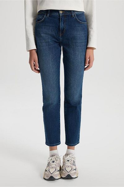 VENA Γυναικείο παντελόνι Petra Blue Honeycomb Jean