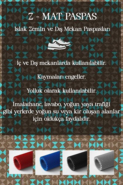 Paspas Yap Workplace Mat Shop Front Water Absorb Door Mat Zmat Mat Wet Floor