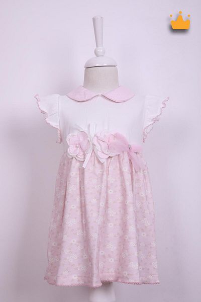 Babydola Rochie de fetiță cu modele florale de sărbătoare - 15223