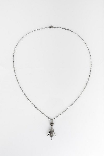 UKHWD SUPPLY 316L Steel Corkscrew Necklace