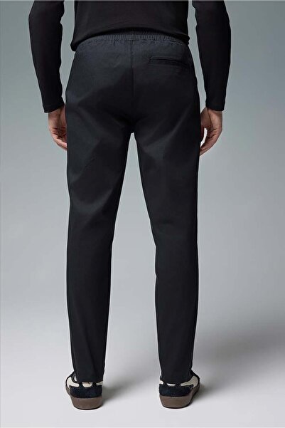 VENA Erkek Alfred Siyah Beli Lastikli Beach Pantolon